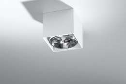 Plafon BLAKE biały kostka sześcian aluminium oświetlenie sufitowe - Sollux Lighting - wizualizacja