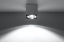 Plafon BLAKE szary kostka sześcian aluminium oświetlenie sufitowe - Sollux Lighting - wizualizacja