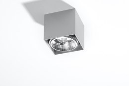 Plafon BLAKE szary kostka sześcian aluminium oświetlenie sufitowe - Sollux Lighting - wizualizacja