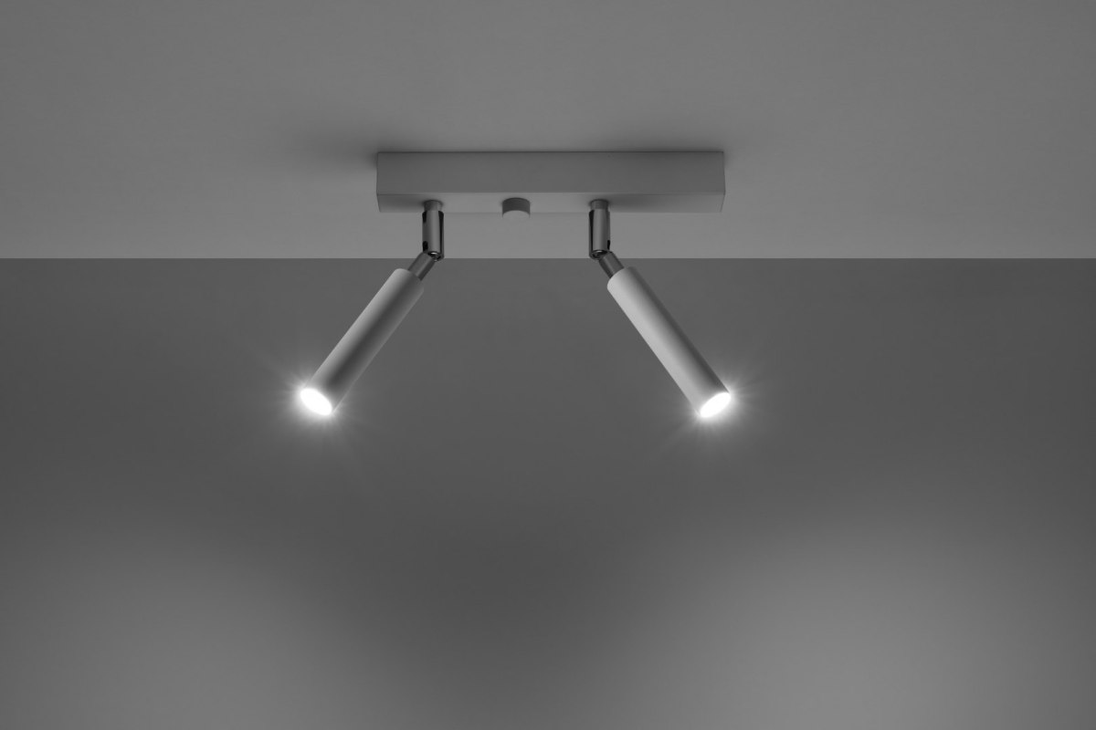 Plafon EYETECH 2 biały - Sollux Lighting Plafon EYETECH 2 biały - Sollux Lighting