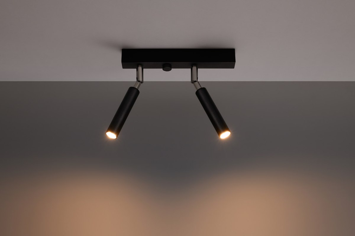 Plafon EYETECH 2 czarny - Sollux Lighting