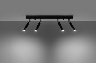 Plafon EYETECH 4 czarny - Sollux Lighting