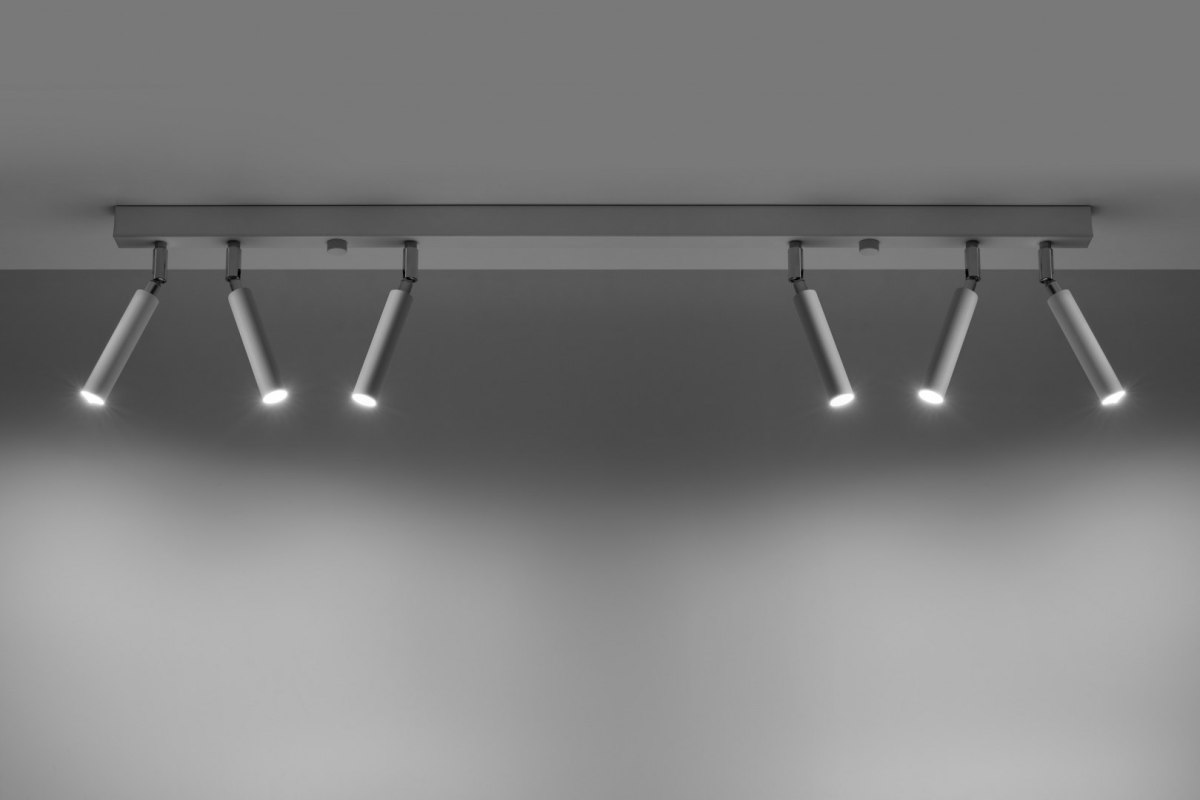 Plafon EYETECH 6 biały - Sollux Lighting Plafon EYETECH 6 biały - Sollux Lighting