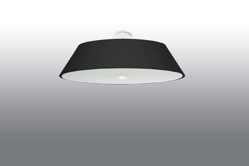 Plafon VEGA 60 czarny oświetlenie sufitowe - Sollux Ligting - wizualizacja Plafon VEGA 60 czarny oświetlenie sufitowe - Sollux Ligting - wizualizacja