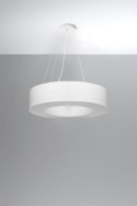 Żyrandol SATURNO 70 biały lampa wisząca - Sollux Lighting - wizualizacja