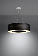 Żyrandol SATURNO 70 czarny lampa wisząca - Sollux Lighting - wizualizacja