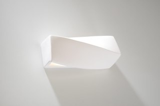 Kinkiet ceramiczny SIGMA MINI biały lampa ścienna dekoracyjna - Sollux Lighting