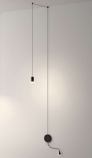 Lampa ścienna FLUSSO WALL czarna - King Home