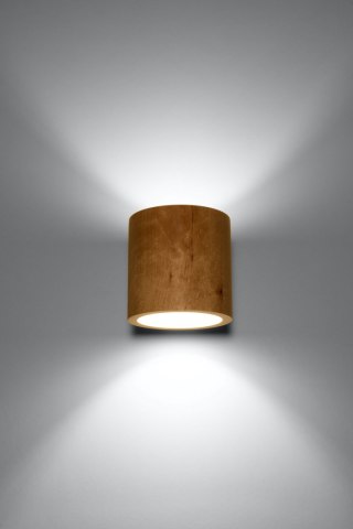 Kinkiet ORBIS naturalne drewno - Sollux Lighting