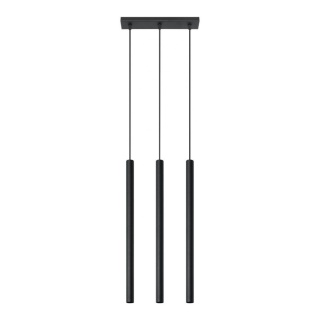 Lampa wisząca PASTELO 3 czarna - Sollux Lighting