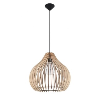 Lampa wisząca drewniana APRILLA - Sollux Lighting