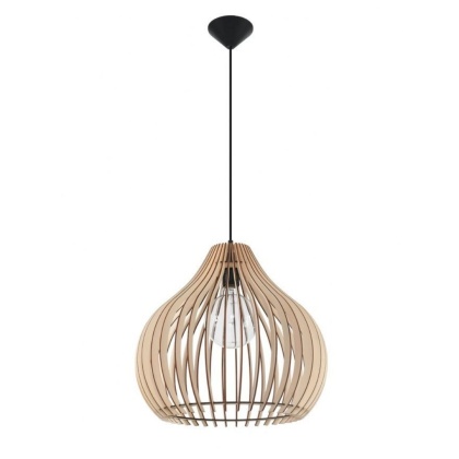 Lampa wisząca drewniana APRILLA - Sollux Lighting