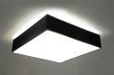 Plafon sufitowy HORUS 55 czarny kwadratowy - Sollux Lighting