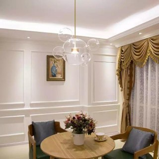 Lampa wisząca CAPRI 6 złota 60 LED - King Home