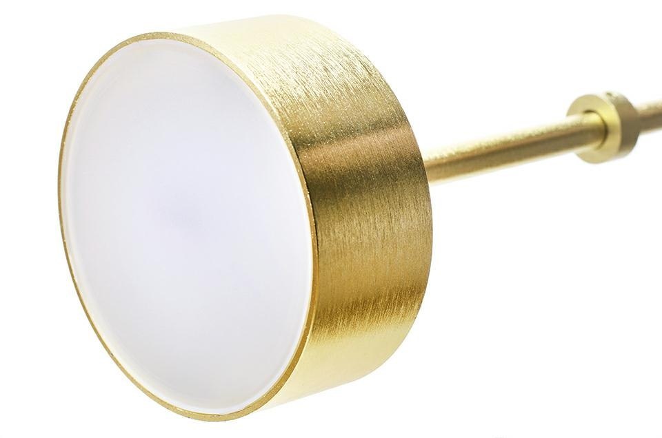Lampa wisząca CAPRI DISC 5 złota LED - King Home Lampa wisząca CAPRI DISC 5 złota LED - King Home