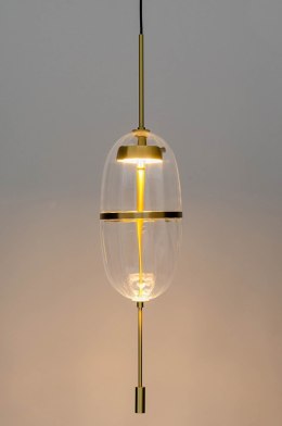 Lampa wisząca CHAPLIN 200 mosiądz LED - King Home