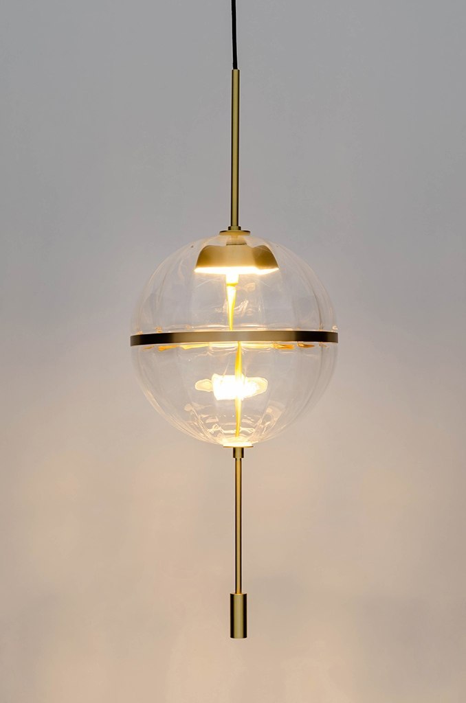 Lampa wisząca CHAPLIN 300 mosiądz LED - King Home Lampa wisząca CHAPLIN 300 mosiądz LED - King Home