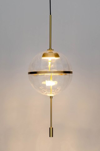 Lampa wisząca CHAPLIN 300 mosiądz LED - King Home