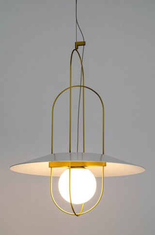 Lampa wisząca FUENTE mosiądz LED - King Home