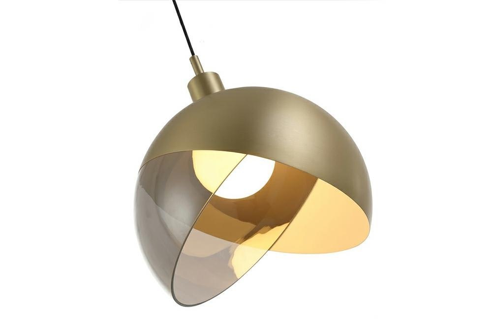 Lampa wisząca GLOBO 25 złota - metal, szkło King Home Lampa wisząca GLOBO 25 złota - metal, szkło King Home