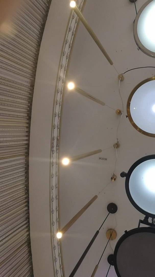 Lampa wisząca ORGANO 120 złota - LED, metal King Home Lampa wisząca ORGANO 120 złota - LED, metal King Home