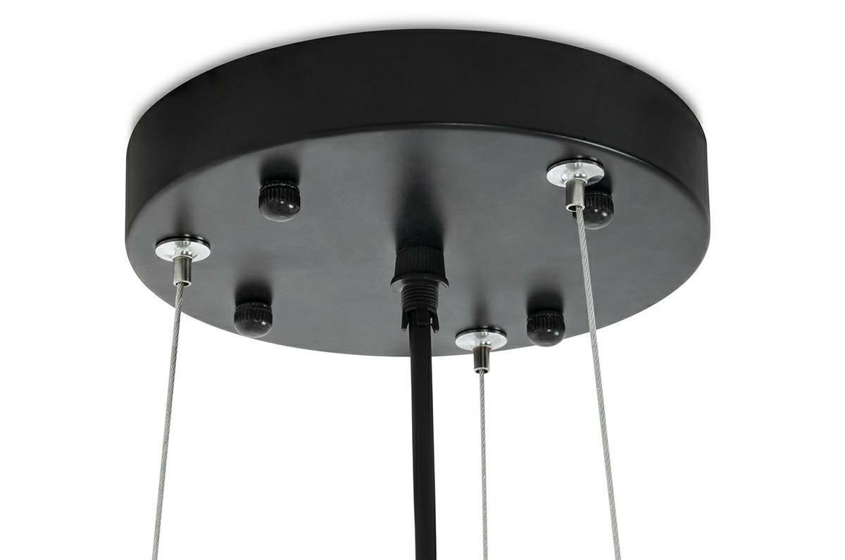 Lampa wisząca RAGNO 12 czarna - aluminium King Home Lampa wisząca RAGNO 12 czarna - aluminium King Home
