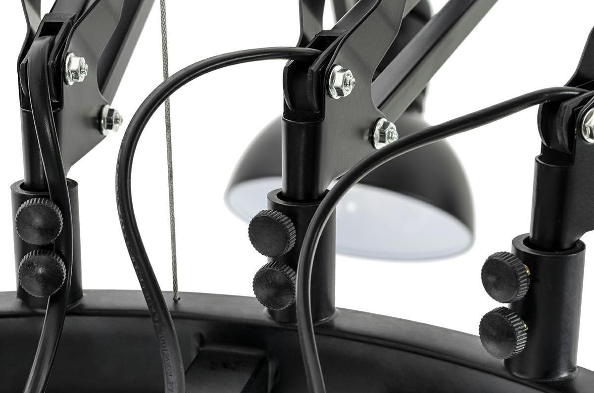 Lampa wisząca RAGNO 16 czarna - aluminium King Home Lampa wisząca RAGNO 16 czarna - aluminium King Home