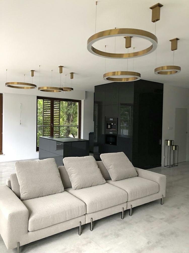Lampa wisząca RING 60 złota LED - King Home Lampa wisząca RING 60 złota LED - King Home