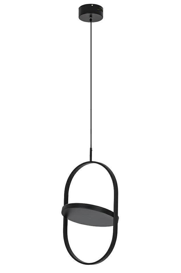 Lampa wisząca SPINNER 38 czarna - LED, aluminium King Home Lampa wisząca SPINNER 38 czarna - LED, aluminium King Home