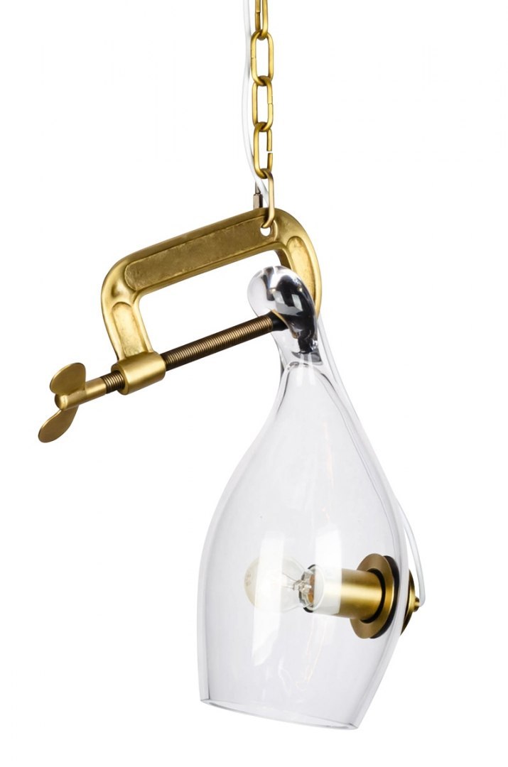 Lampa wisząca VICE mosiądz - King Home Lampa wisząca VICE mosiądz - King Home