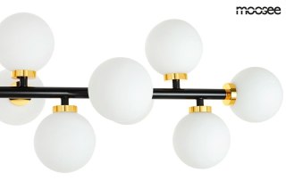 Lampa wisząca COSMO LEVEL M - czarna, złota - Moosee