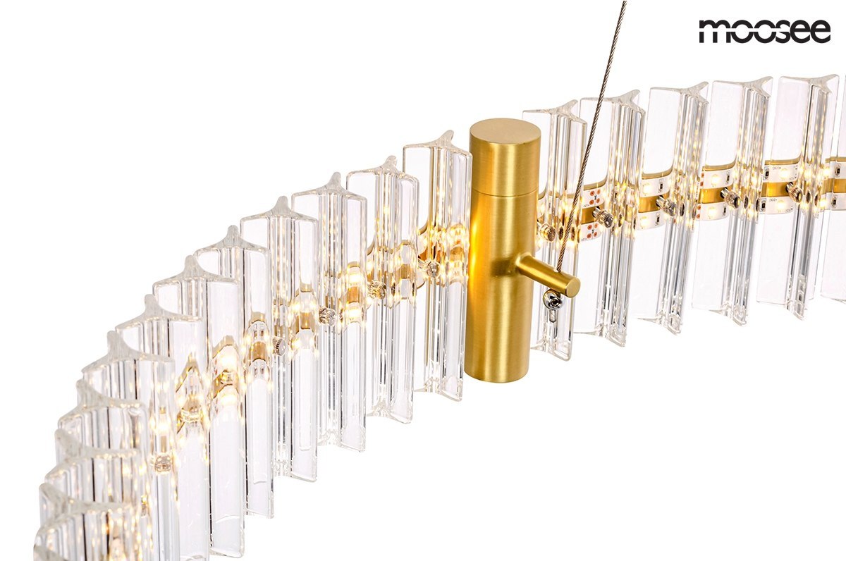 Lampa wisząca SATURNUS 70 złota LED - Moosee Lampa wisząca SATURNUS 70 złota LED - Moosee