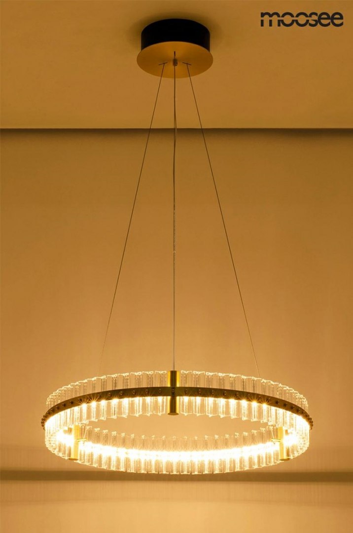 Lampa wisząca SATURNUS 70 złota LED - Moosee Lampa wisząca SATURNUS 70 złota LED - Moosee