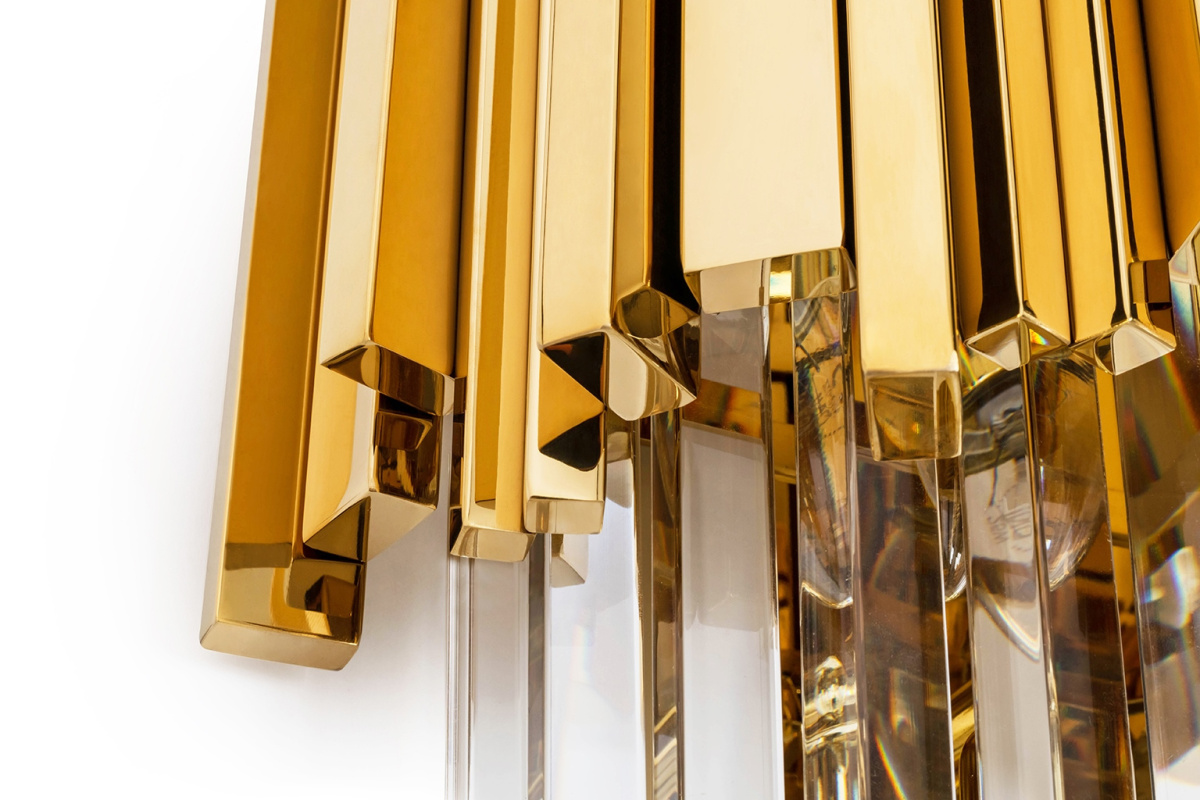Kinkiet IMPERIAL WALL GOLD kryształ - King Home Kinkiet IMPERIAL WALL GOLD kryształ - King Home