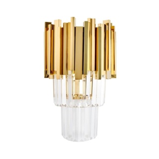 Kinkiet IMPERIAL WALL GOLD kryształ - King Home