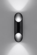 Kinkiet aluminiowy PENNE 30 czarny lampa ścienna dekoracyjna - Sollux Lighting - wizualizacja