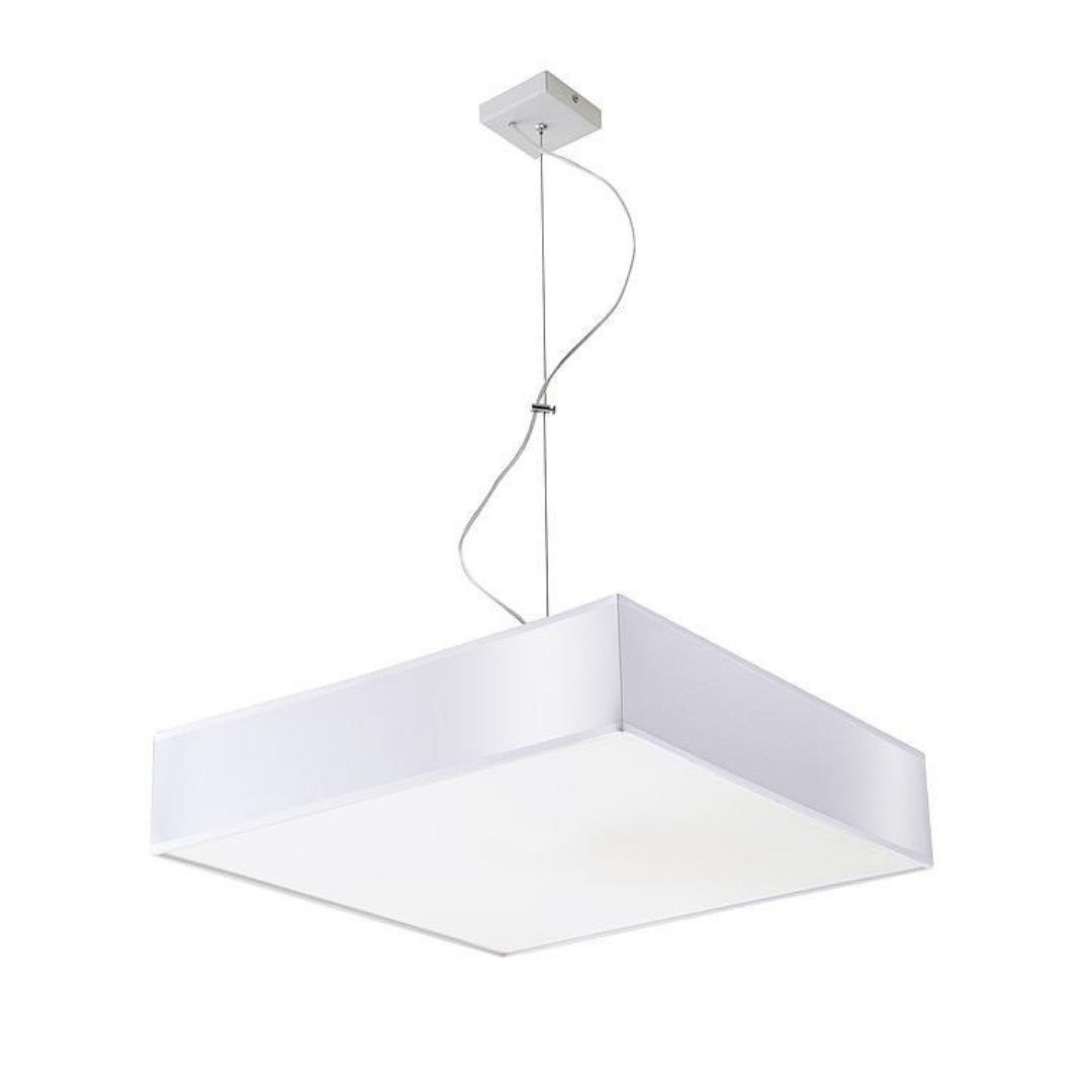Lampa wisząca HORUS 45 biała nowoczesna kwadratowa - Sollux Lighting
