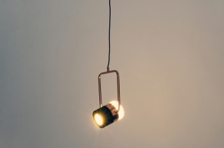 Lampa wisząca BLINK 1 czarna LED - King Home