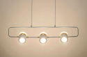 Lampa wisząca BLINK 3 biała LED - King Home