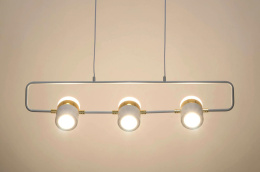 Lampa wisząca BLINK 3 biała LED - King Home