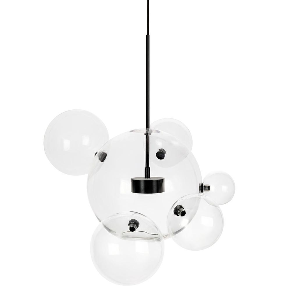 Lampa wisząca CAPRI 6 czarna 60 LED - King Home Lampa wisząca CAPRI 6 czarna 60 LED - King Home