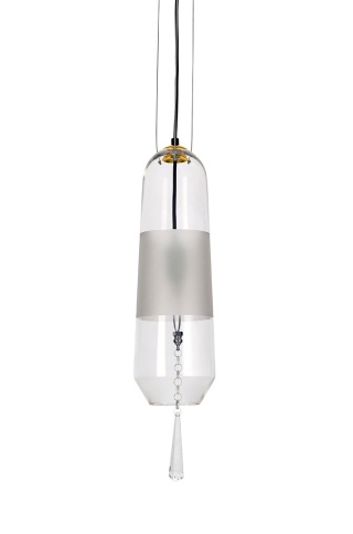 Lampa wisząca NEWEL transparentne szkło - King Home