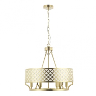 Lampa wisząca VERNO OLD GOLD złota elegancka w stylu hampton - Orlicki Design