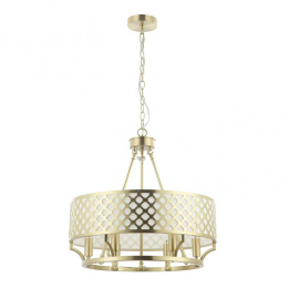 Lampa wisząca VERNO OLD GOLD złota elegancka w stylu hampton - Orlicki Design