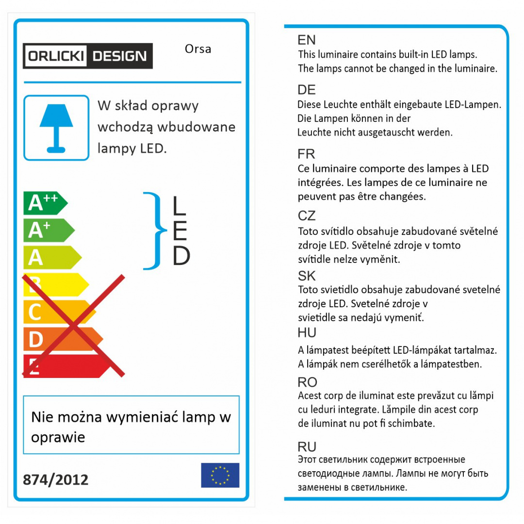 Oprawa schodowa ORSA LED - Orlicki Design Oprawa schodowa ORSA LED - Orlicki Design