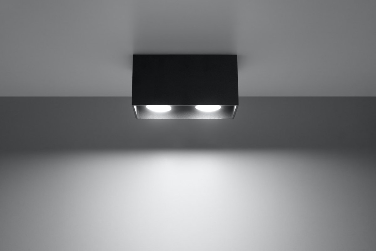 Plafon QUAD MAXI czarny - Sollux Lighting Plafon QUAD MAXI czarny - Sollux Lighting