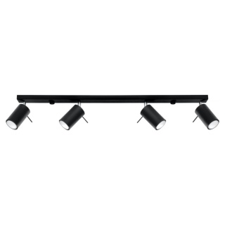 Plafon RING 4L czarny - Sollux Lighting