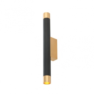 Kinkiet Q Parette Nero / Gold - Orlicki Design