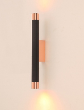 Kinkiet Q Parette Nero / Rose Gold - Orlicki Design