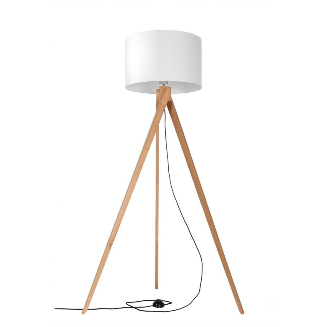 Lampa podłogowa LEGNO 2 naturalne drewno - Sollux Lighting Lampa podłogowa LEGNO 2 naturalne drewno - Sollux Lighting